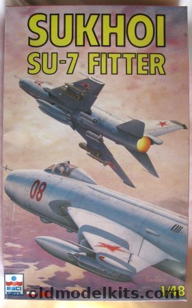 ESCI 1/48 Sukhoi Su-7 Fitter - USSR or Poland, 4091 plastic model kit